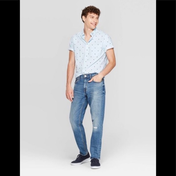 NWT GOODFELLOW & CO Athletic Fit Relaxed Jeans 40 - Picture 3 of 4